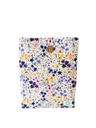 Funda de libro flores lila