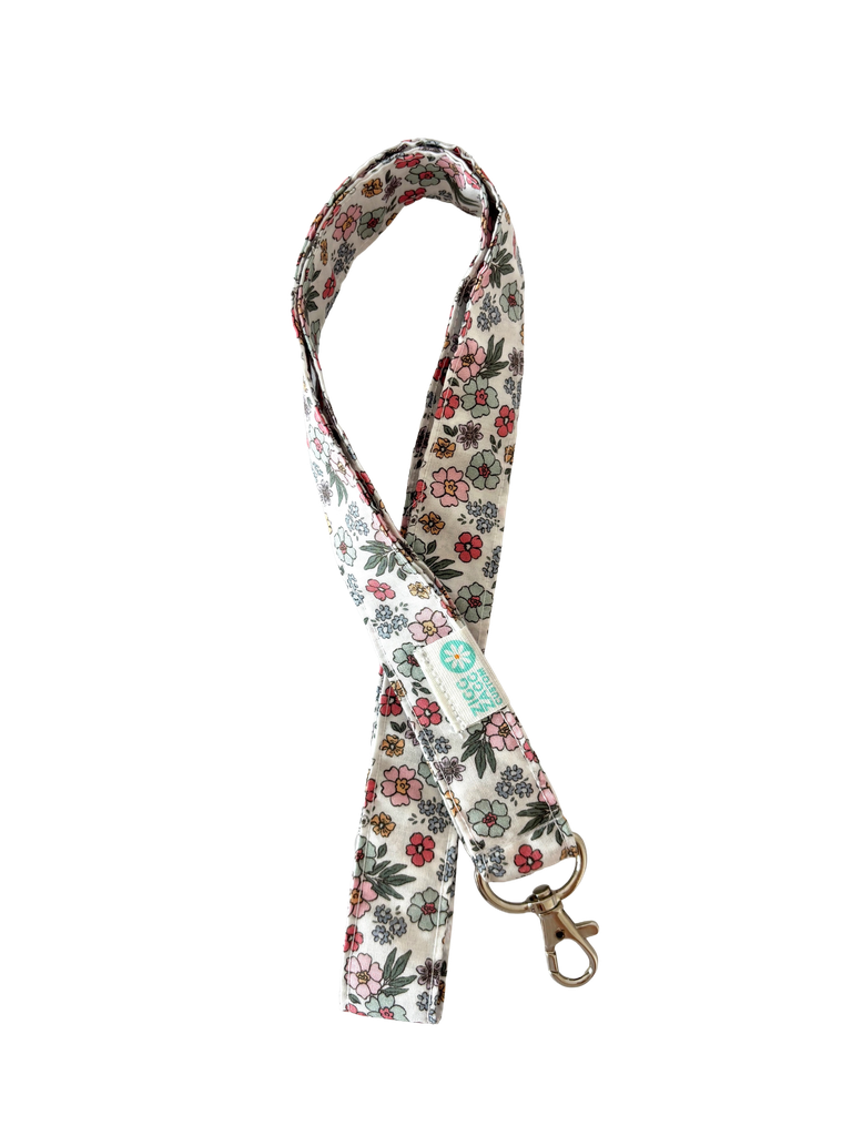 Cuelga llaves flores pastel