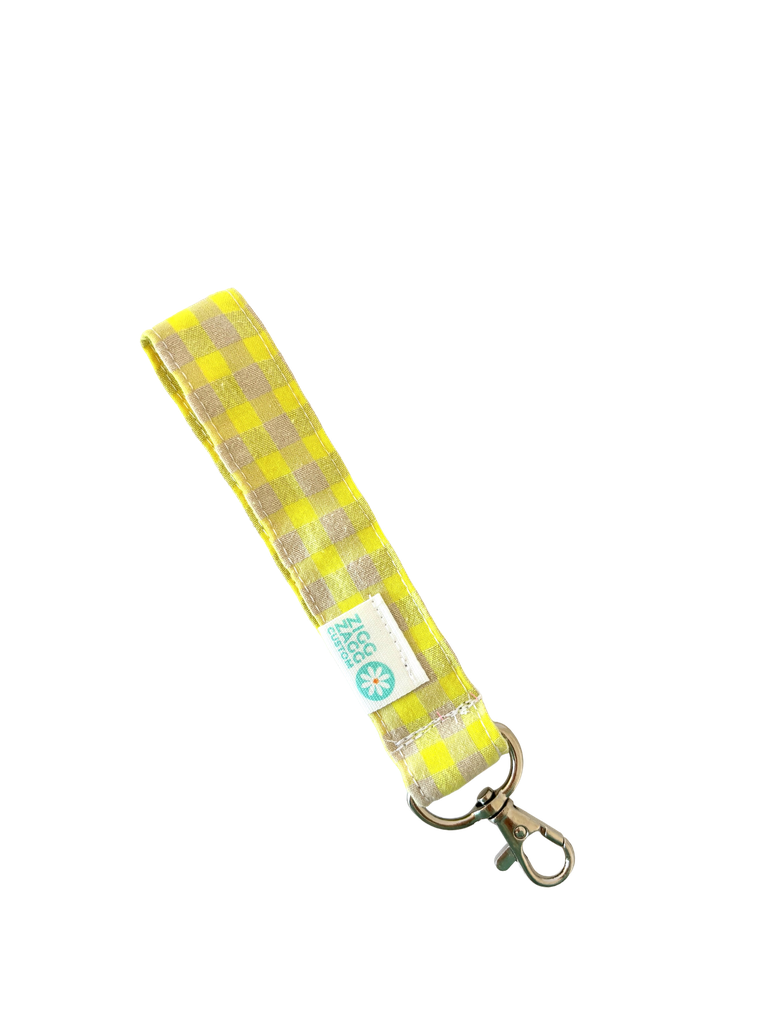 Llavero vichy limón 