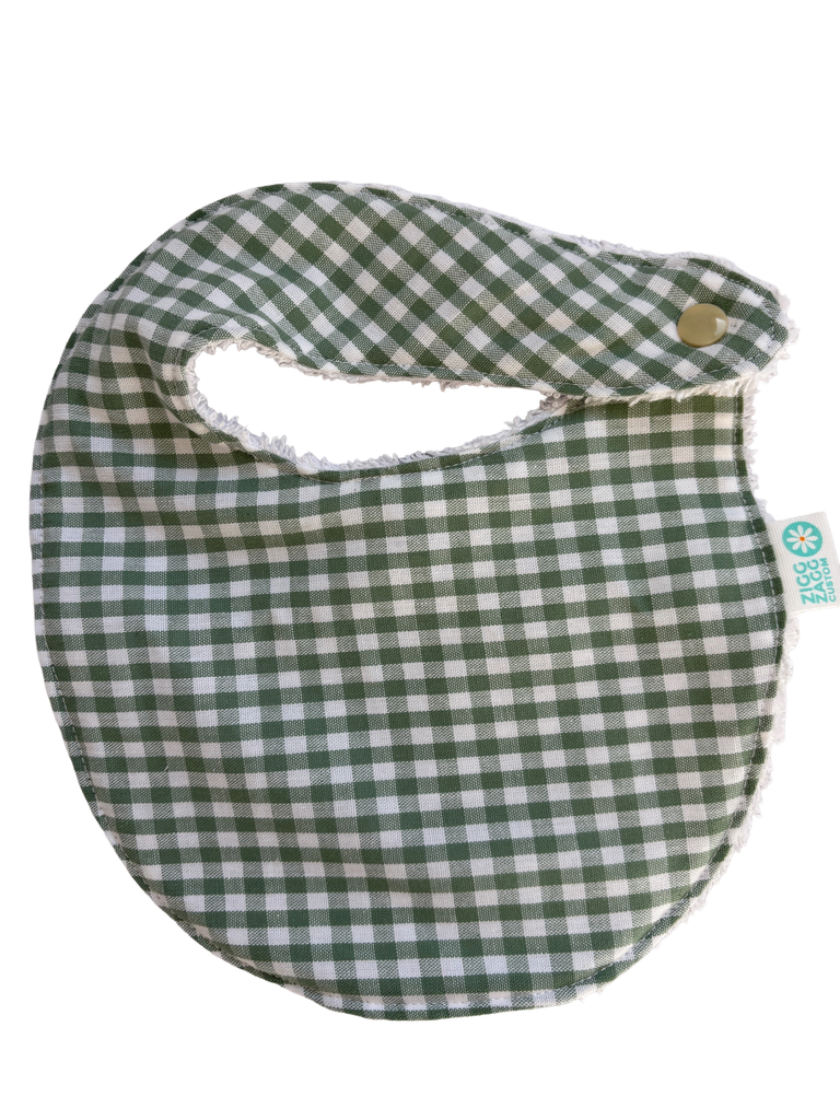 Babero vichy verde