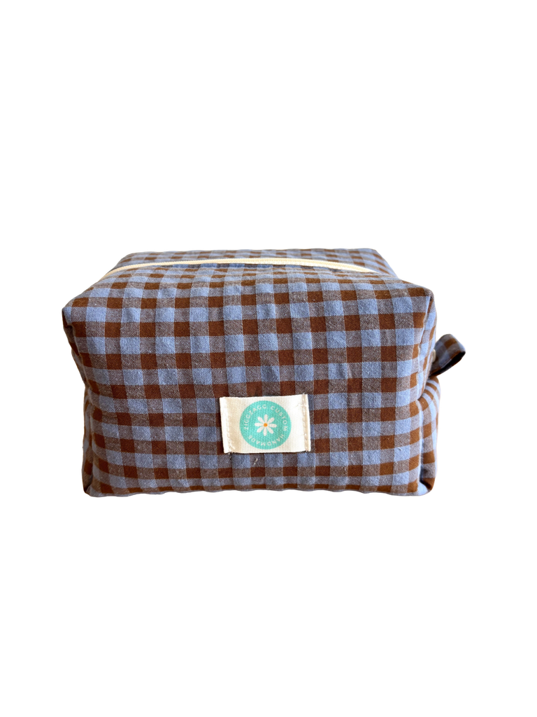 Neceser vichy Brownie (Marrón)