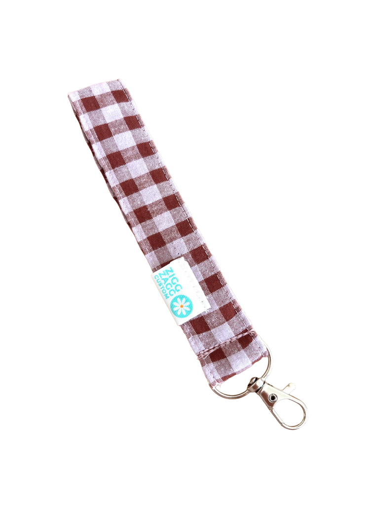 Llavero vichy Burdeos